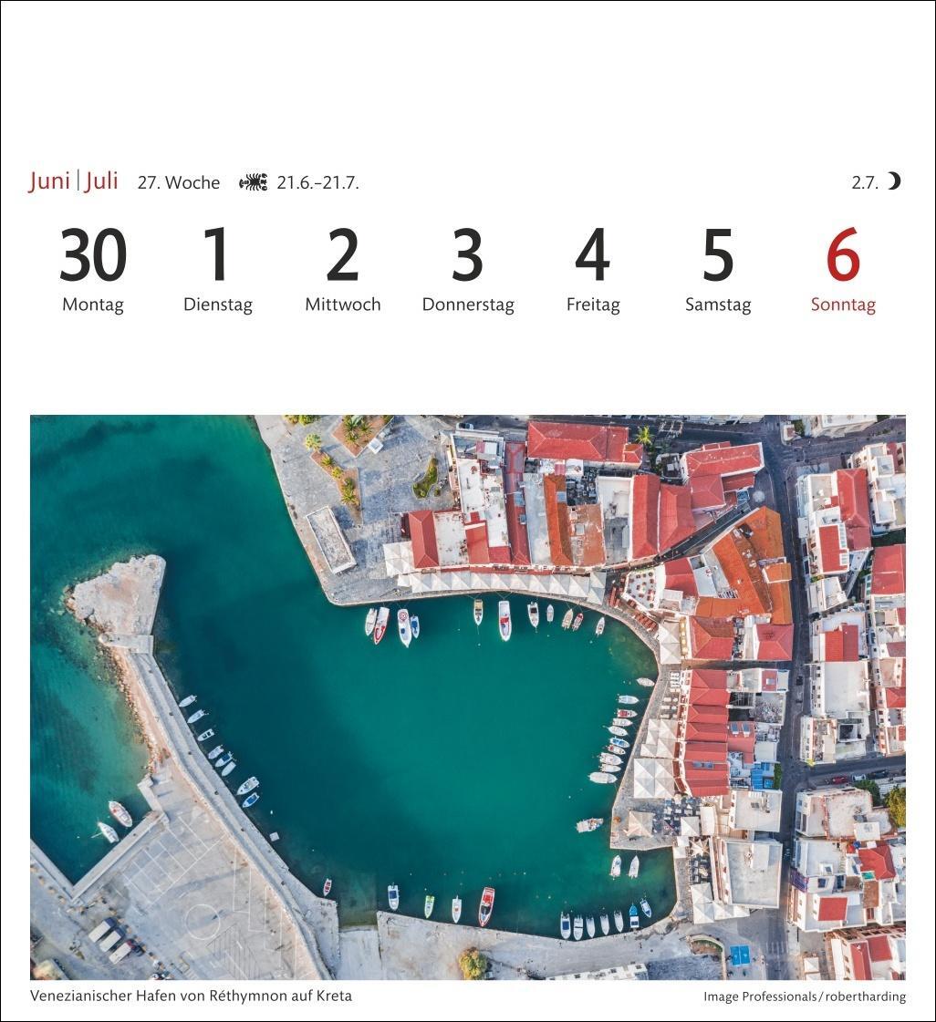 Bild: 9783840033360 | Griechische Inseln Sehnsuchtskalender 2025 - Wochenkalender mit 53...