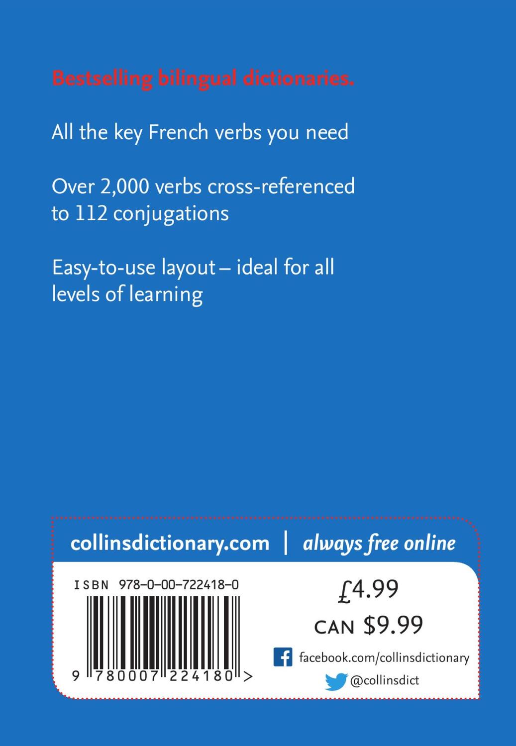 Rückseite: 9780007224180 | Gem French Verbs | The World's Favourite Mini Dictionaries | Buch