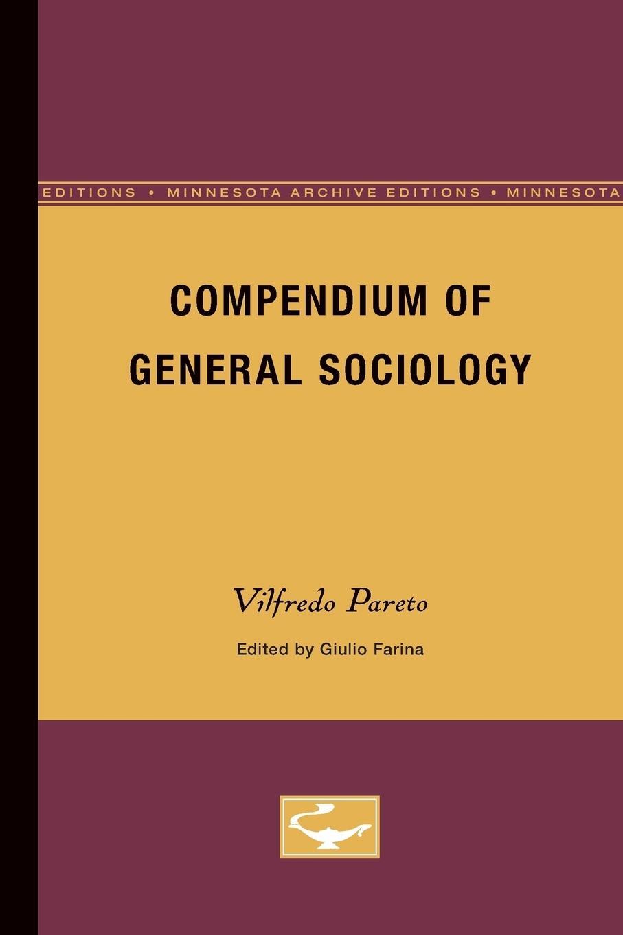 Cover: 9780816609239 | Compendium of General Sociology | Vilfredo Pareto | Taschenbuch | 1980