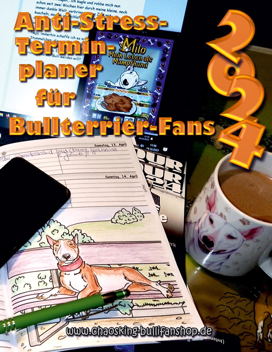 Cover: 9783757827946 | Anti-Stress-Terminplaner für Bullterrierfans | 2024 | Taschenbuch