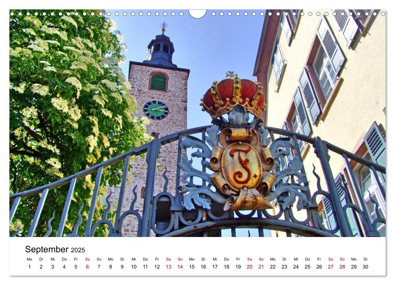 Bild: 9783435349234 | Wiesloch - Spaziergang durch die Altstadt (Wandkalender 2025 DIN A3...