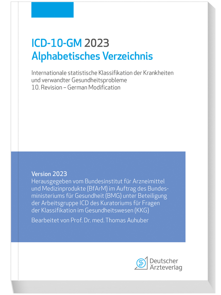 Cover: 9783769137910 | ICD-10-GM 2023 Alphabetisches Verzeichnis | Taschenbuch | XXIX | 2023