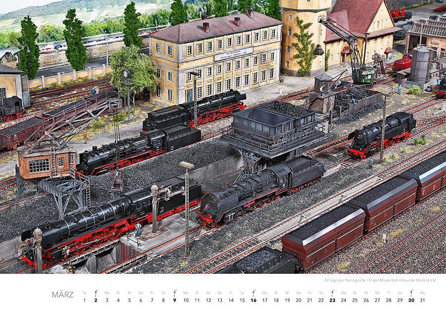 Bild: 9783966648356 | Traumanlagen von Modellbahnprofis Kalender 2025 | Kalender | 14 S.