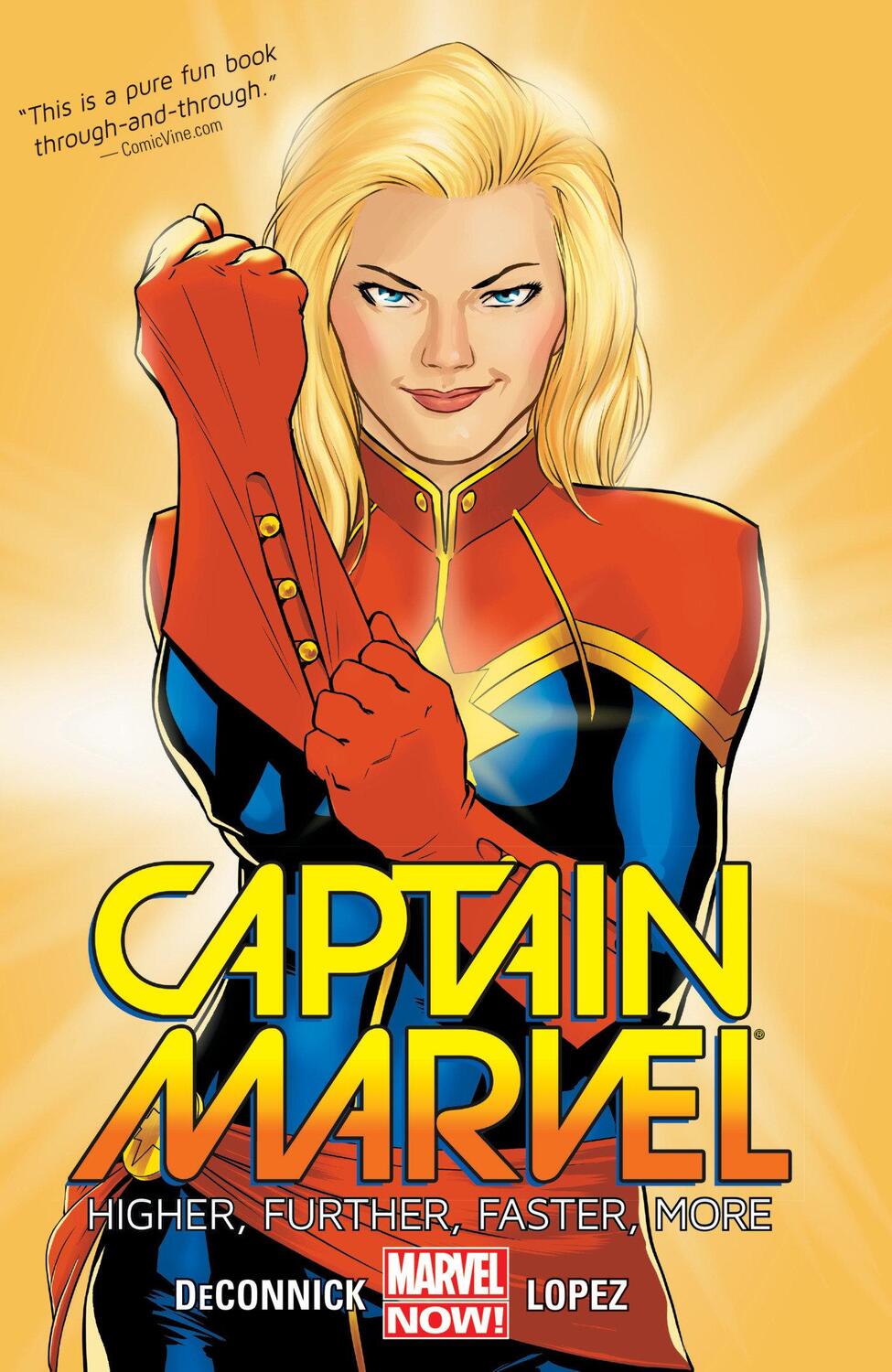 Cover: 9780785190134 | Captain Marvel Volume 1: Higher, Further, Faster, More | Deconnick
