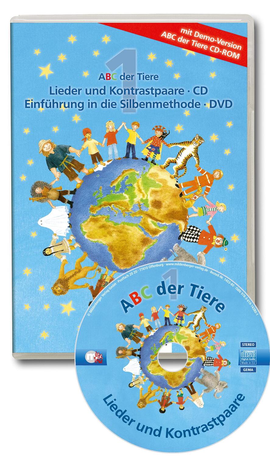 Cover: 9783619143801 | ABC der Tiere. Die Lieder der Kontrastpaare | Audio-CD | Deutsch