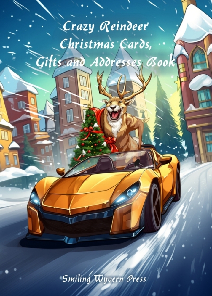 Cover: 9783959593786 | Crazy Reindeer Christmas Cards, Gifts and Addresses Book | Erpenbeck