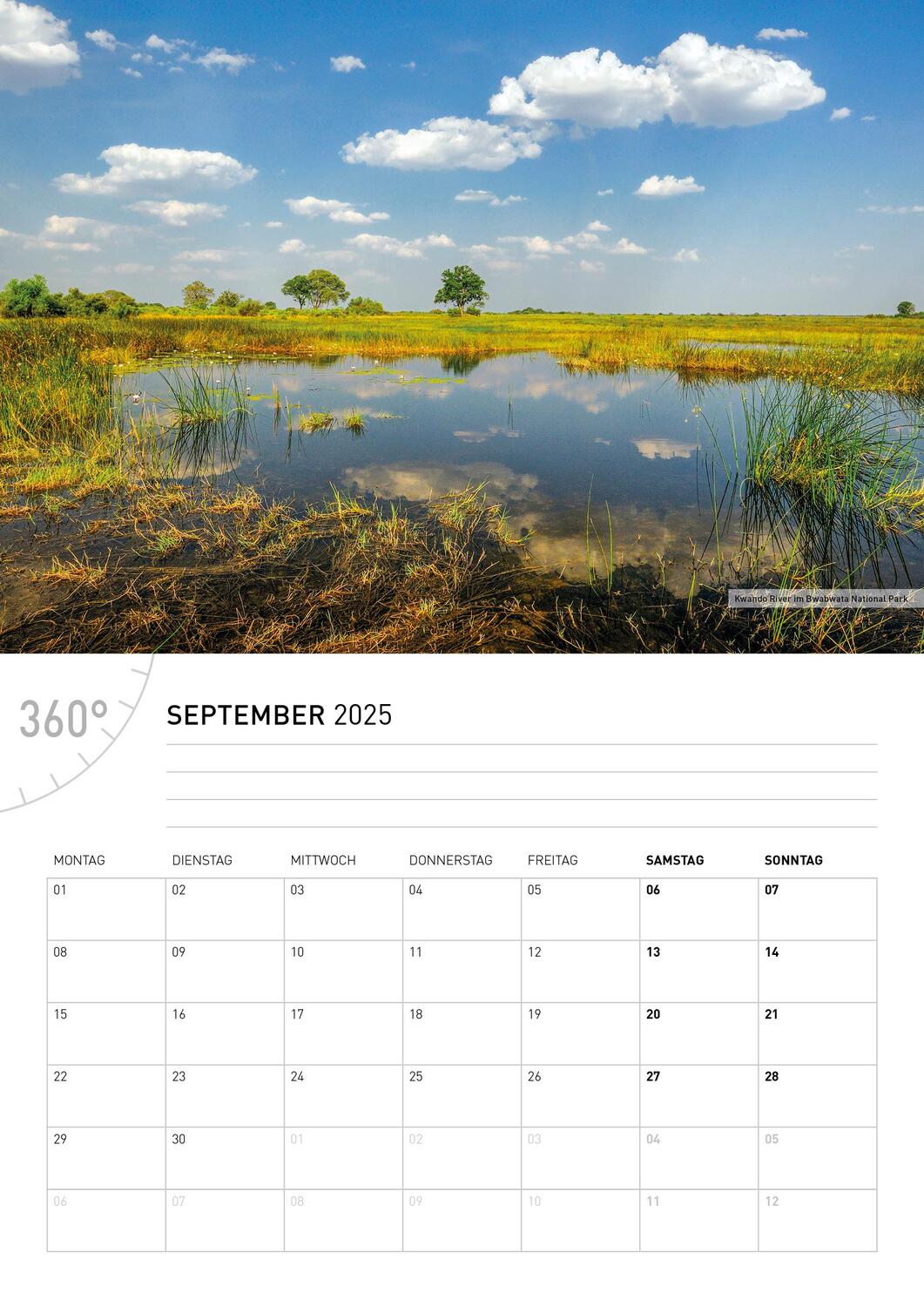 Bild: 9783968555799 | 360° Namibia Broschürenkalender 2025 | Christian Heeb | Kalender