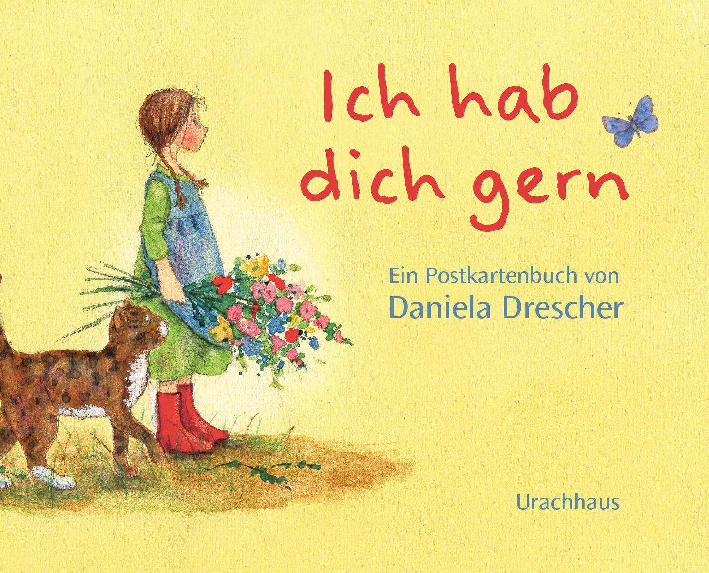 Cover: 9783825153892 | Postkartenbuch »Ich hab dich gern« | Daniela Drescher | Taschenbuch