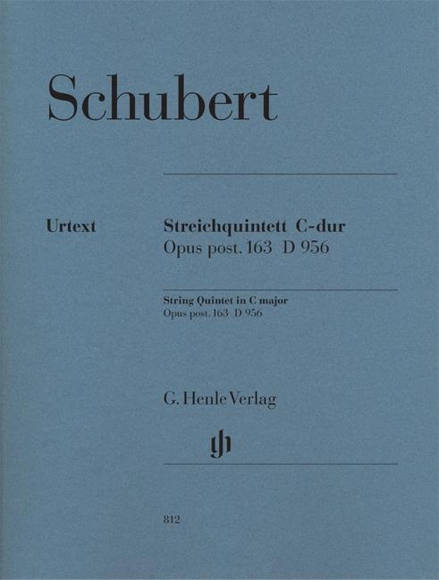 Cover: 9790201808123 | String Quintet C major op. post. 163 D 956 | Franz Schubert | Deutsch