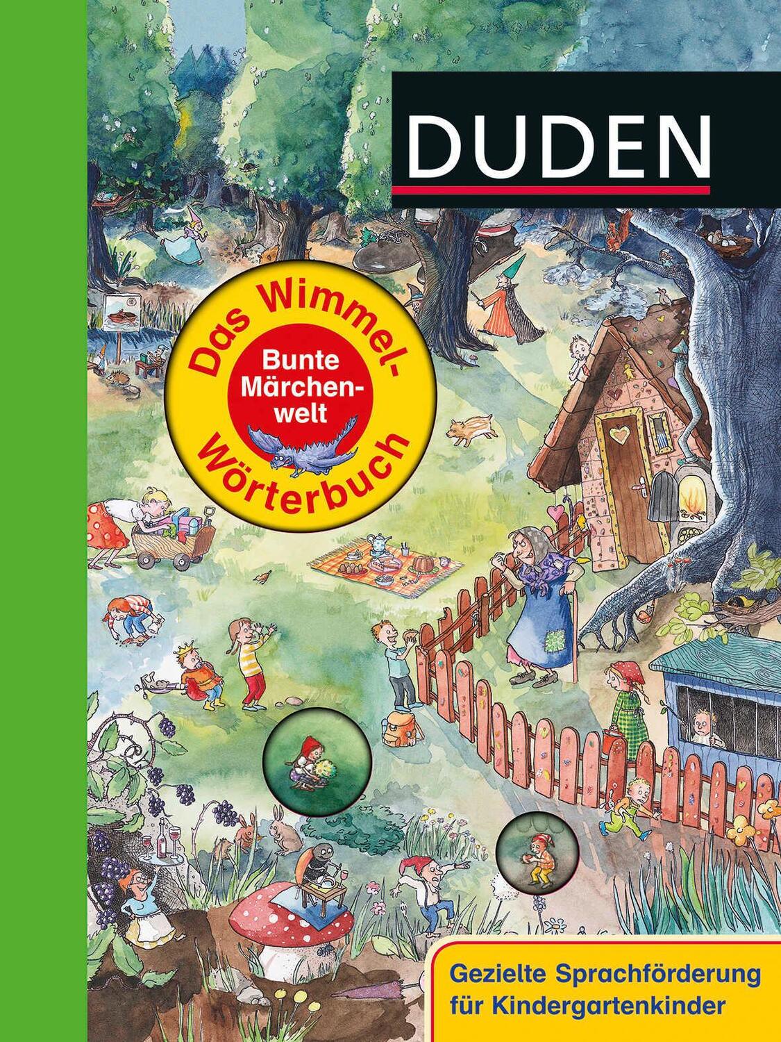 Cover: 9783737330510 | Duden - Das Wimmel-Wörterbuch - Bunte Märchenwelt | Scharnberg | Buch