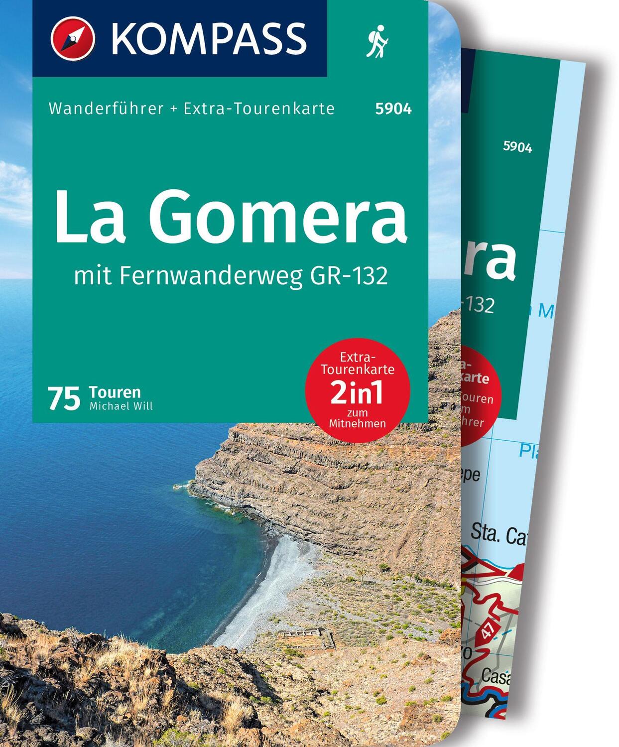Cover: 9783991214069 | KOMPASS Wanderführer La Gomera, 75 Touren | Michael Will | Taschenbuch