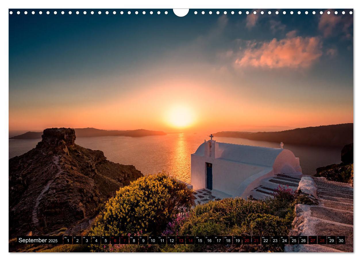 Bild: 9783435437566 | Santorini - Perle in der Ägais (Wandkalender 2025 DIN A3 quer),...