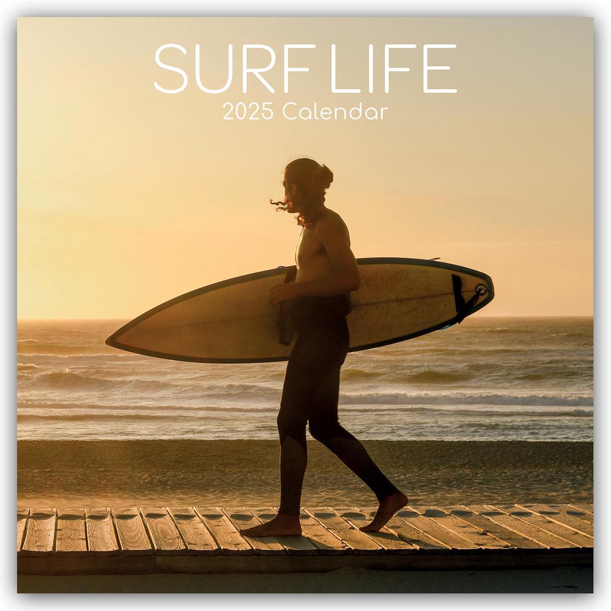 Cover: 9781835362150 | Surf Life - Surfen - Surfing 2025 - 12-Monatskalender | Ltd | Kalender