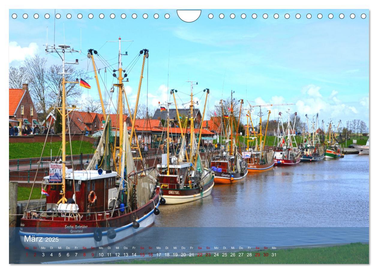 Bild: 9783435014514 | Nordsee-Krabbenkutter (Wandkalender 2025 DIN A4 quer), CALVENDO...