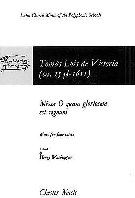 Cover: 9780711918504 | Missa O Quam Gloriosum Est Regnum: Mass for Four Voices | Washington