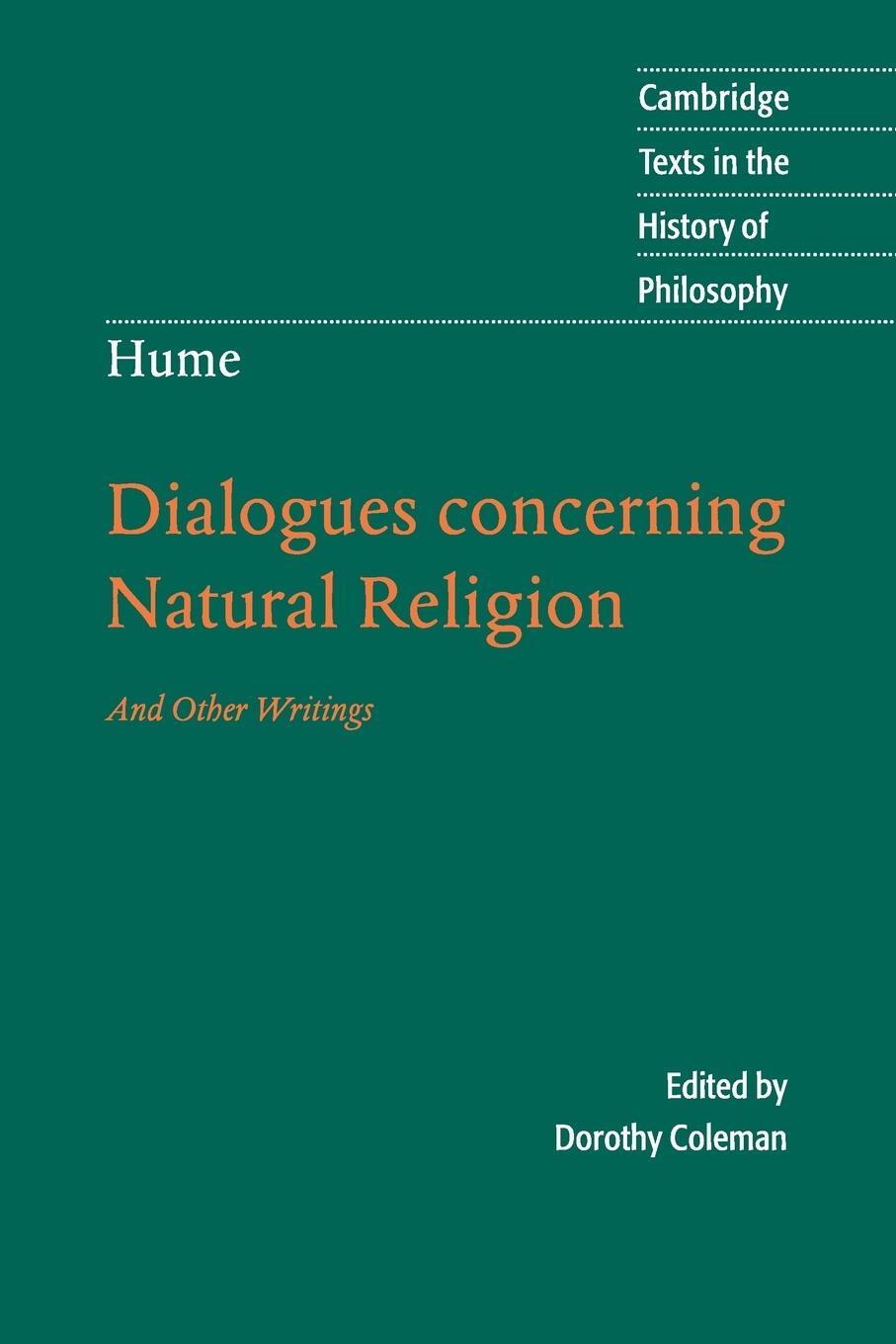 Cover: 9780521603591 | Hume | Dialogues Concerning Natural Religion | Dorothy Coleman | Buch
