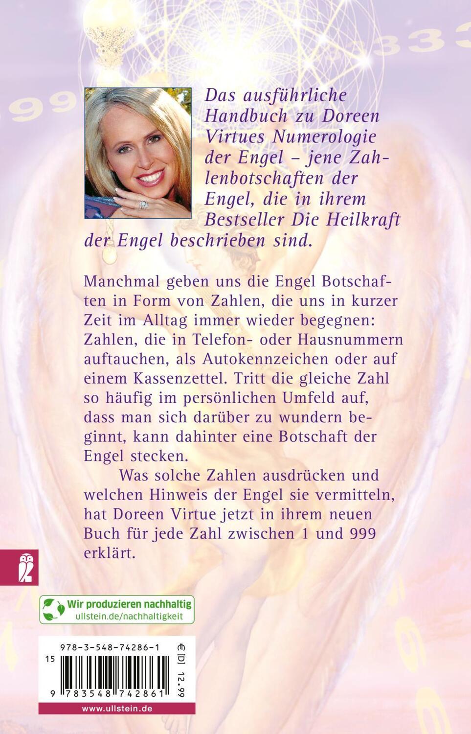 Rückseite: 9783548742861 | Die Zahlen der Engel | Handbuch der Engel-Numerologie | Doreen Virtue