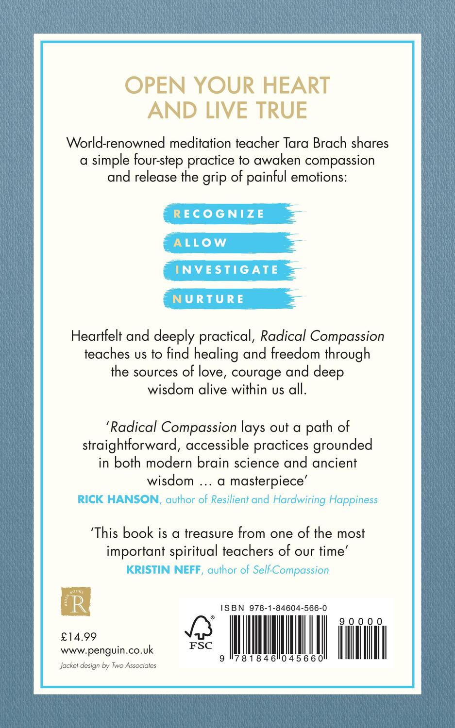 Rückseite: 9781846045660 | Radical Compassion | Tara Brach | Taschenbuch | Englisch | 2020