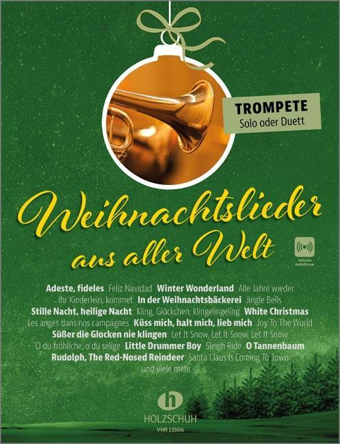 Cover: 9783864341908 | Weihnachtslieder aus aller Welt - Trompete | Uwe Sieblitz | Broschüre