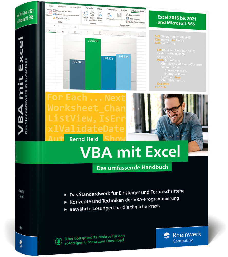 Cover: 9783836286909 | VBA mit Excel | Bernd Held | Buch | 1032 S. | Deutsch | 2022