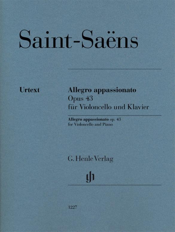 Cover: 9790201812274 | Allegro appassionato op. 43 for Violoncello and Piano | Peter Jost