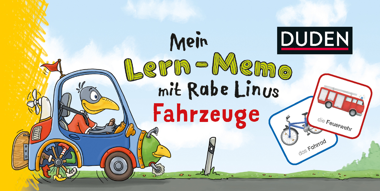 Cover: 9783411727872 | Mein Lern-Memo mit Rabe Linus - Fahrzeuge (Kinderspiel) | Raab | Spiel