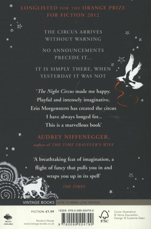 Rückseite: 9780099554790 | The Night Circus | An enchanting read to escape with this Christmas