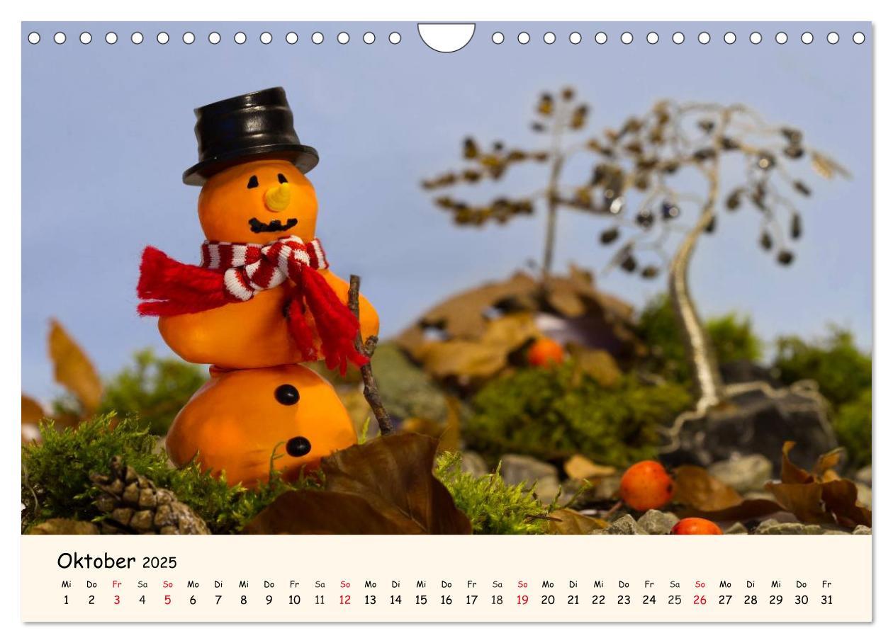 Bild: 9783435812608 | Schneemann des Monats 2025 (Wandkalender 2025 DIN A4 quer),...