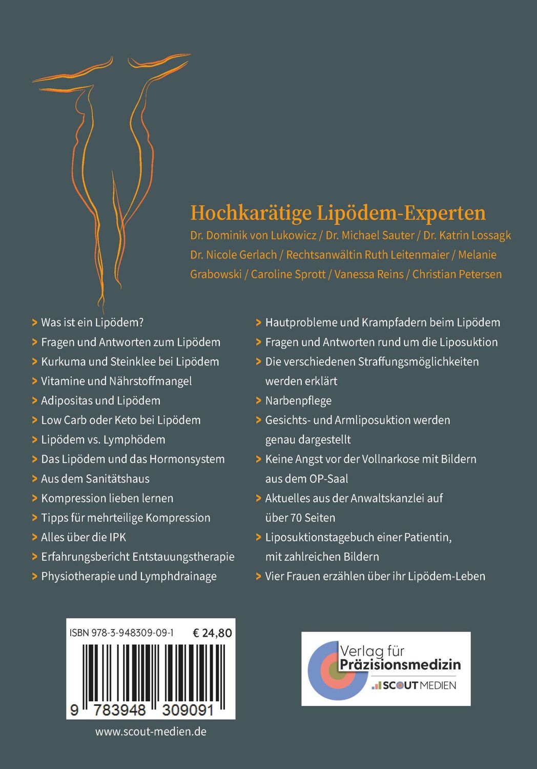 Rückseite: 9783948309091 | Das Lipödem Buch | Dominik von Lukowicz (u. a.) | Buch | 440 S. | 2023