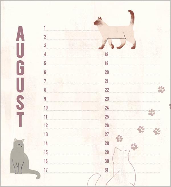 Bild: 9783731880509 | Geburtstagskalender Cats | Verlag Korsch | Kalender | 13 S. | Deutsch