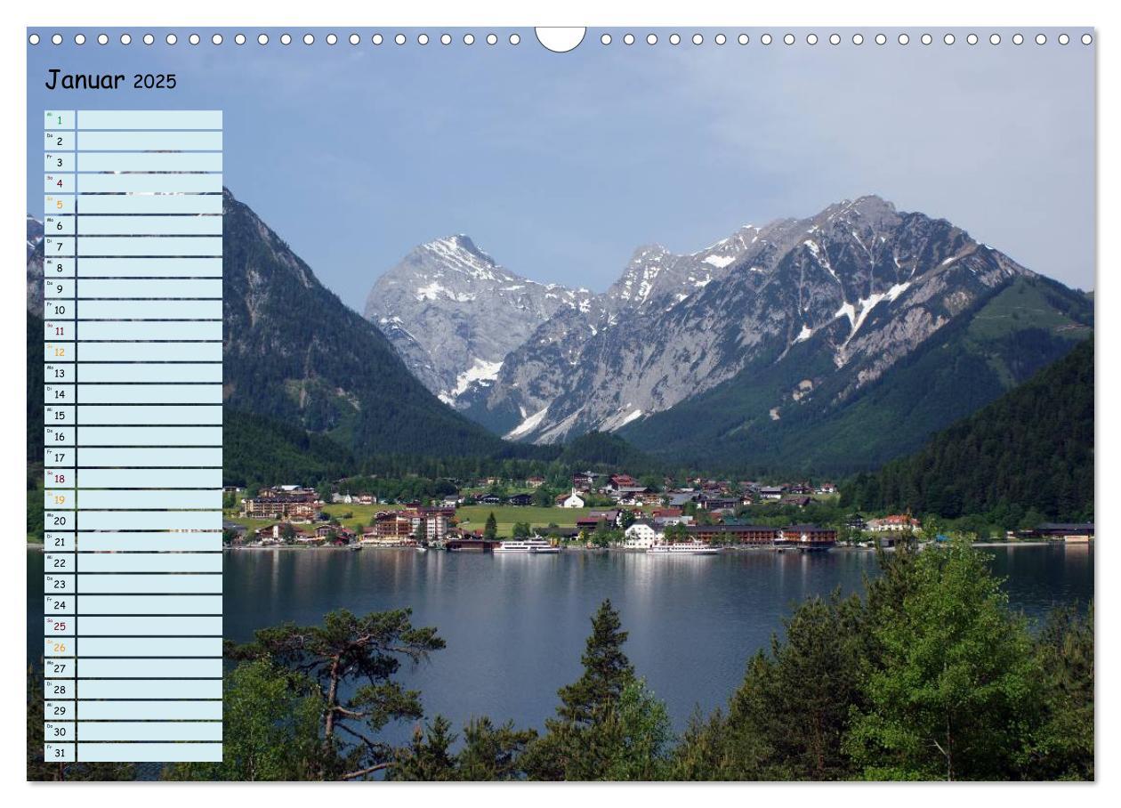 Bild: 9783383977480 | Auszeit am Achensee Tirol (Wandkalender 2025 DIN A3 quer), CALVENDO...