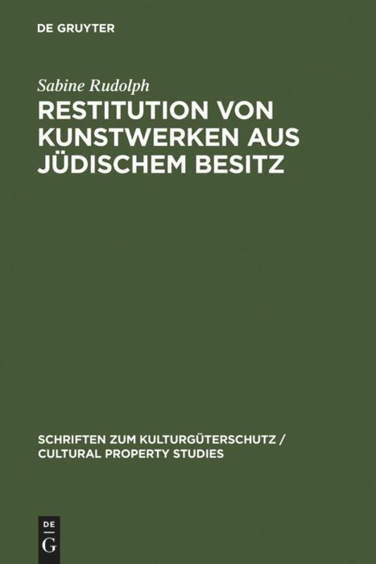 Cover: 9783899494365 | Restitution von Kunstwerken aus jüdischem Besitz | Sabine Rudolph