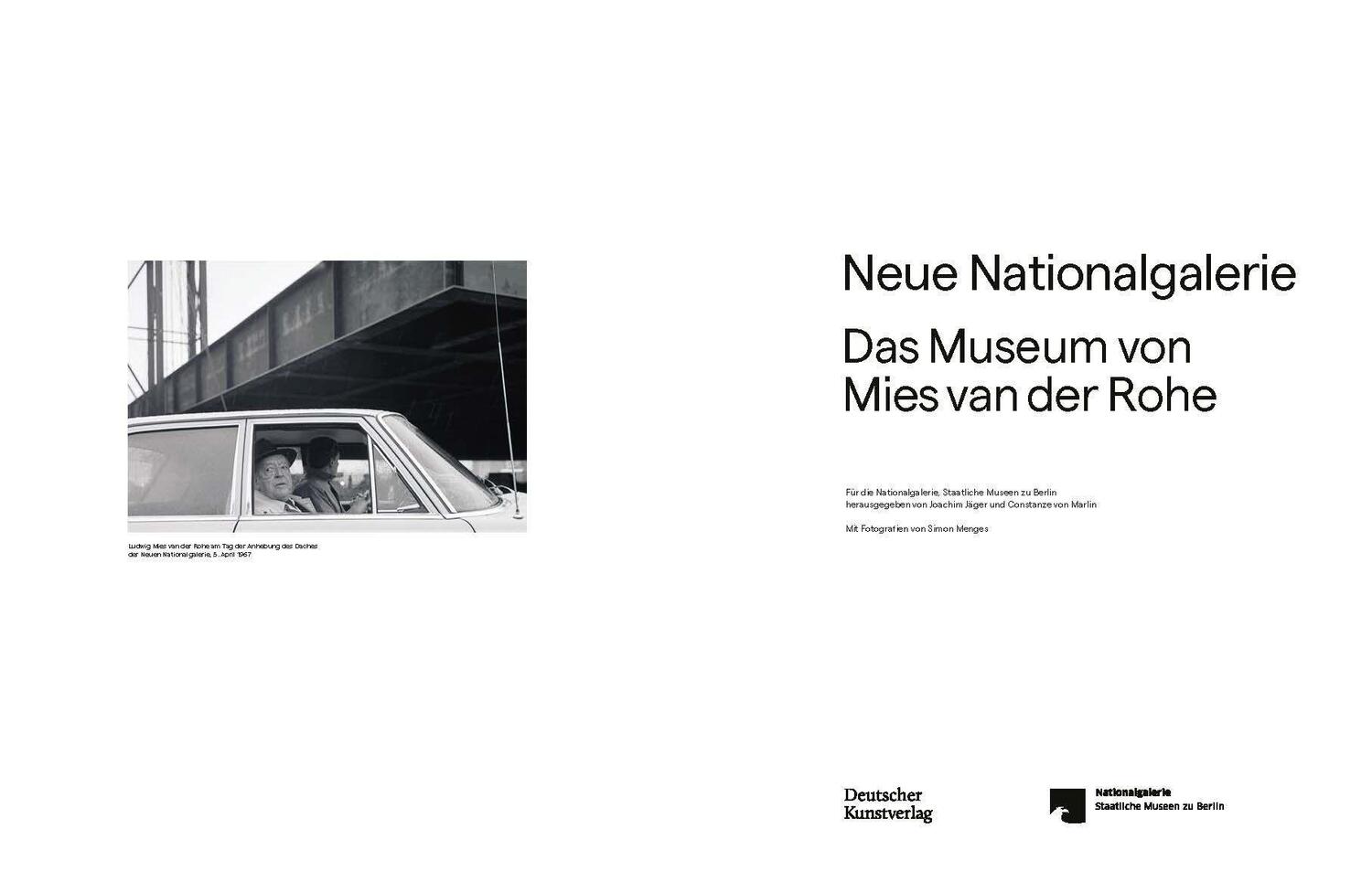 Bild: 9783422986510 | Neue Nationalgalerie | Das Museum von Mies van der Rohe | Buch | 2021