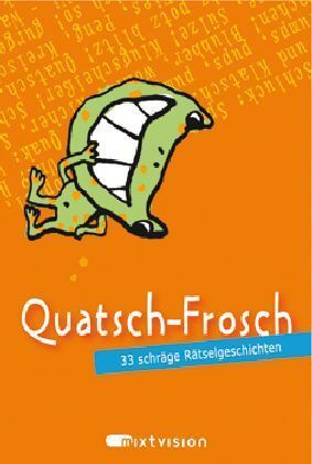 Cover: 4280000131027 | Quatsch-Frosch, orange (Kartenspiel) | 33 schräge Rätselgeschichten