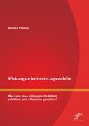 Cover: 9783842882317 | Wirkungsorientierte Jugendhilfe: Wie kann man pädagogische Arbeit...