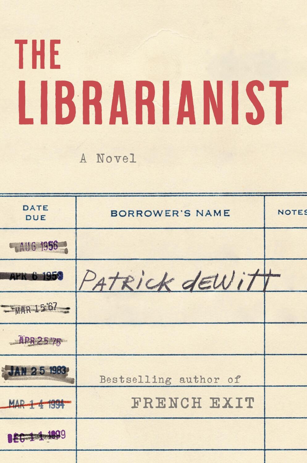 Cover: 9780063085121 | The Librarianist | A Novel | Patrick DeWitt | Buch | Englisch | 2023