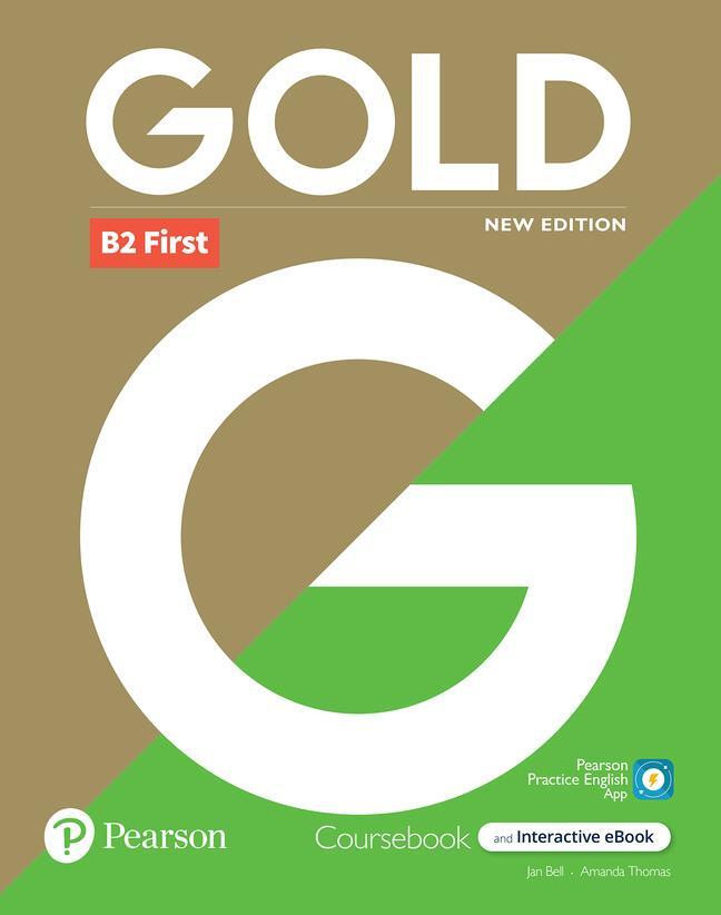 Cover: 9781292396354 | Gold 6e B2 First Student's Book with Interactive eBook, Digital...