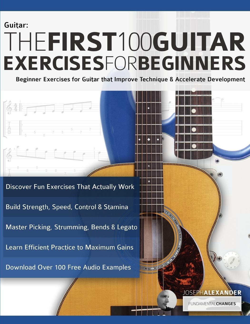 Cover: 9781789330229 | The First 100 Guitar Exercises for Beginners | Joseph Alexander | Buch