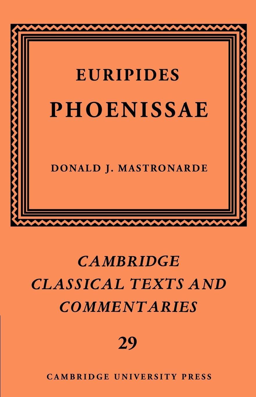 Cover: 9780521604468 | Euripides | Phoenissae | Euripides | Taschenbuch | Paperback | 2004