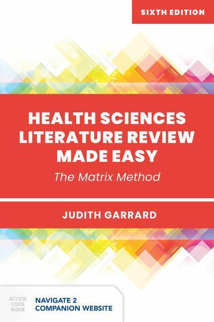 Cover: 9781284211177 | Health Sciences Literature Review Made Easy | Judith Garrard | Buch