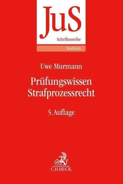 Cover: 9783406789403 | Prüfungswissen Strafprozessrecht | Uwe Murmann | Taschenbuch | Deutsch