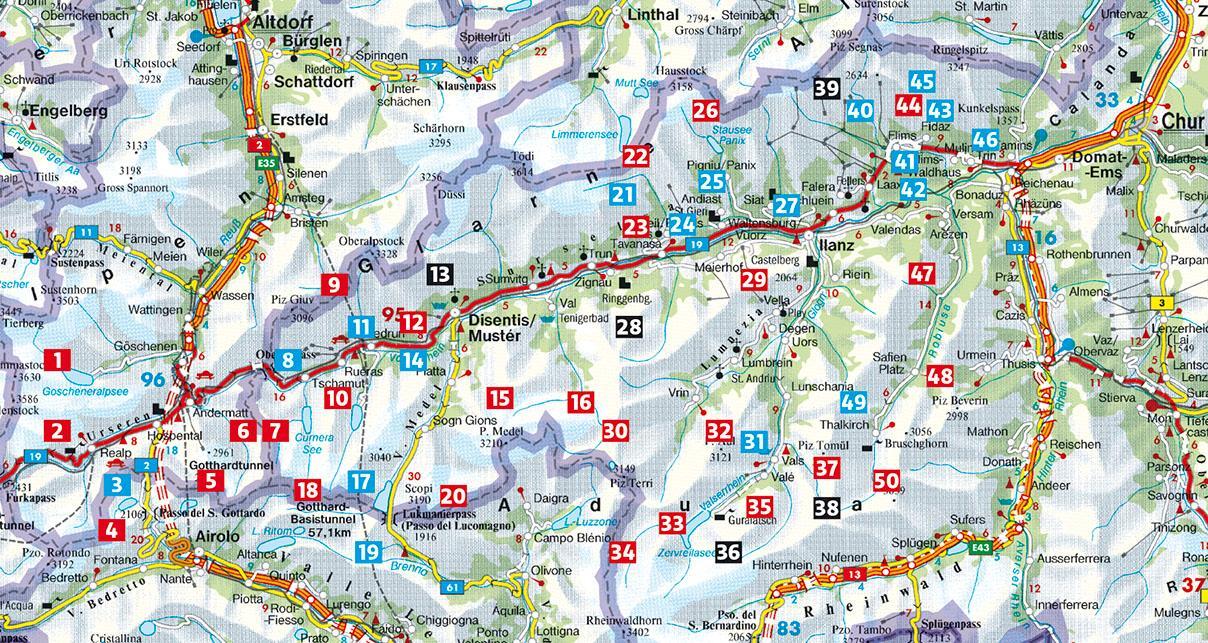 Bild: 9783763341115 | Surselva | Rolf Goetz (u. a.) | Taschenbuch | Rother Wanderführer