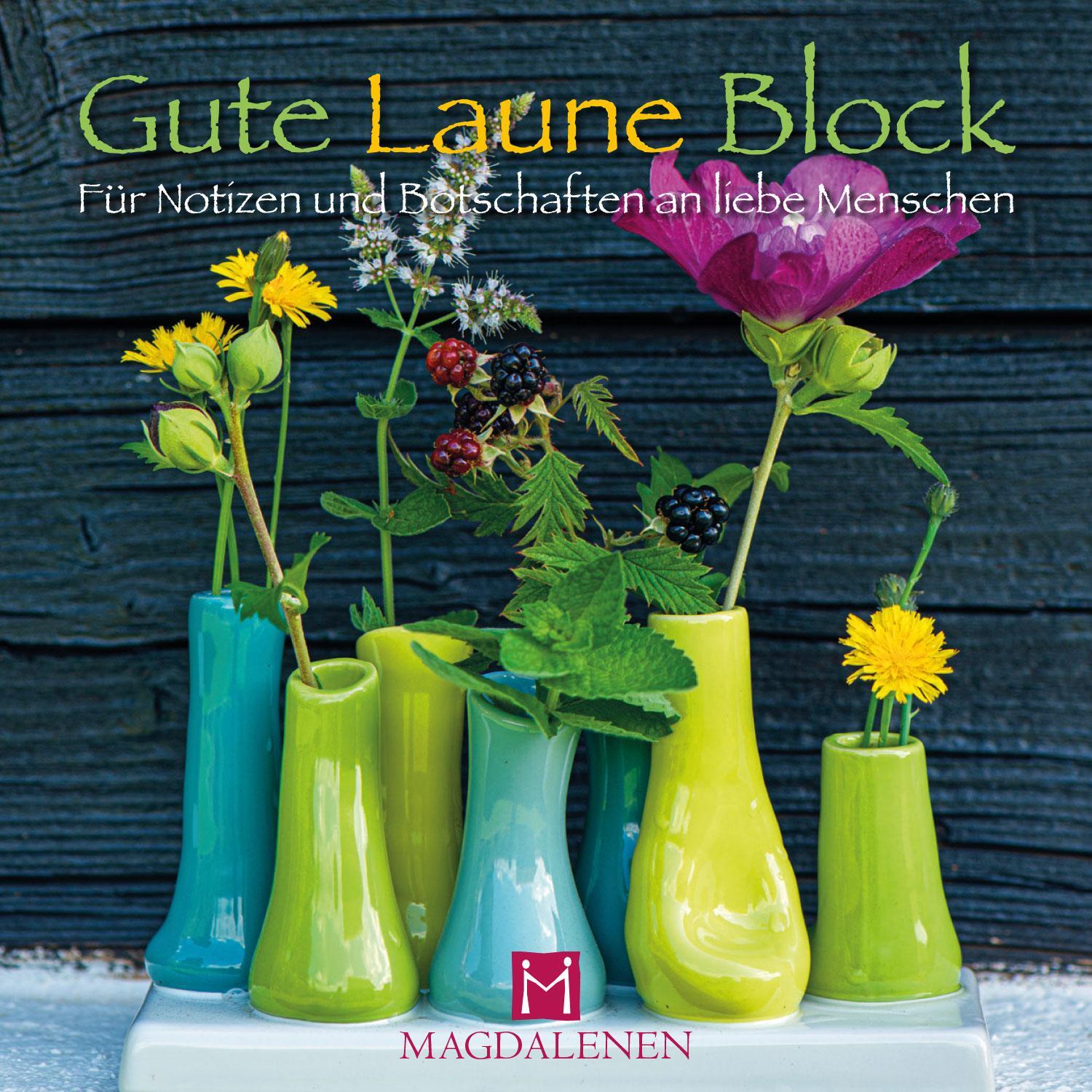 Cover: 4027537000965 | Gute Laune Block Bunte Vasen | Stück | 96 S. | Deutsch | 2023
