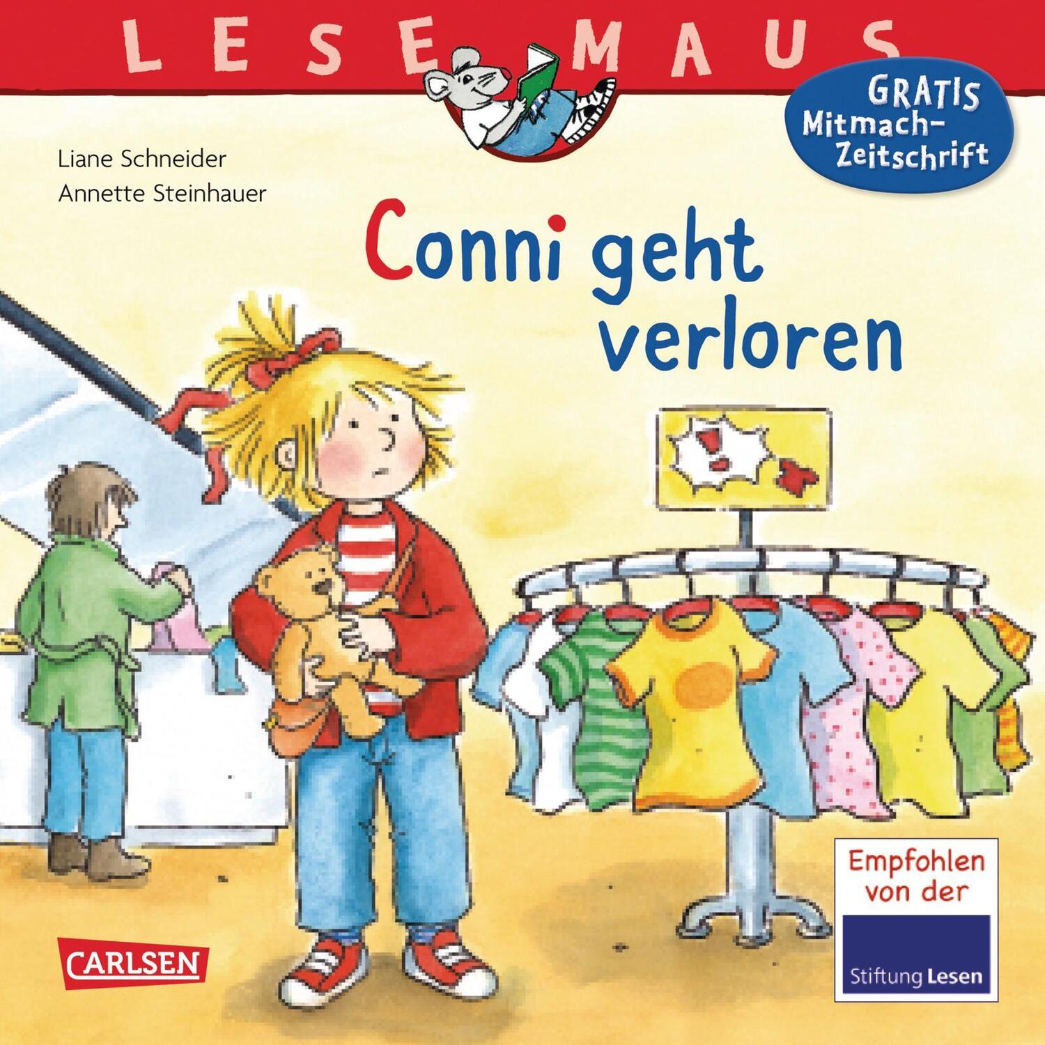 Cover: 9783551088260 | Conni geht verloren | Liane Schneider | Broschüre | Lesemaus | Deutsch