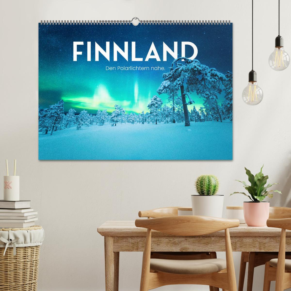 Bild: 9783435000449 | Finnland - Den Polarlichtern nahe. (Wandkalender 2025 DIN A2 quer),...