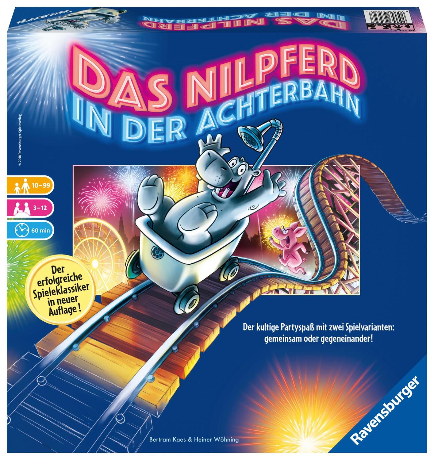 Cover: 4005556267729 | Das Nilpferd in der Achterbahn | Bertram Kaes (u. a.) | Spiel | 2018