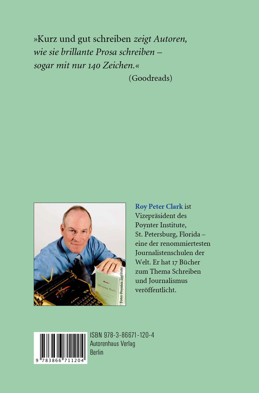Rückseite: 9783866711204 | Kurz &amp; gut schreiben | Roy Peter Clark | Buch | 253 S. | Deutsch