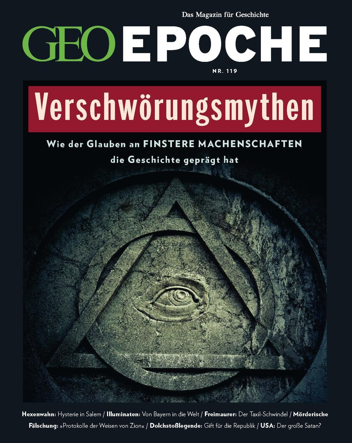 Cover: 9783652012669 | GEO Epoche / GEO Epoche 119/2023 - Verschwörungsmythen | Taschenbuch