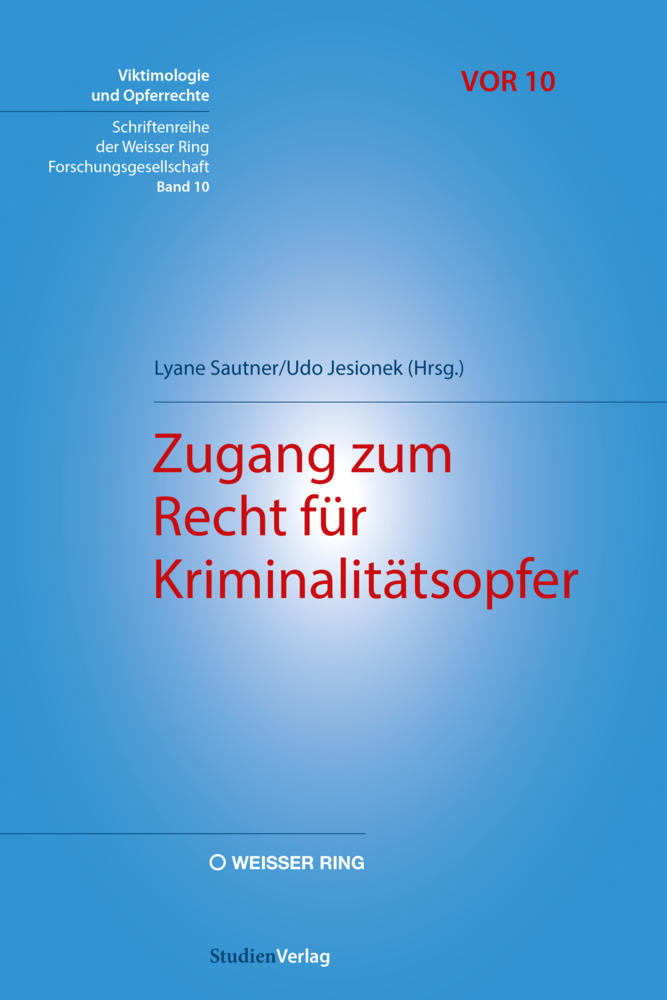 Cover: 9783706561037 | Zugang zum Recht für Kriminalitätsopfer | Udo Jesionek (u. a.) | Buch