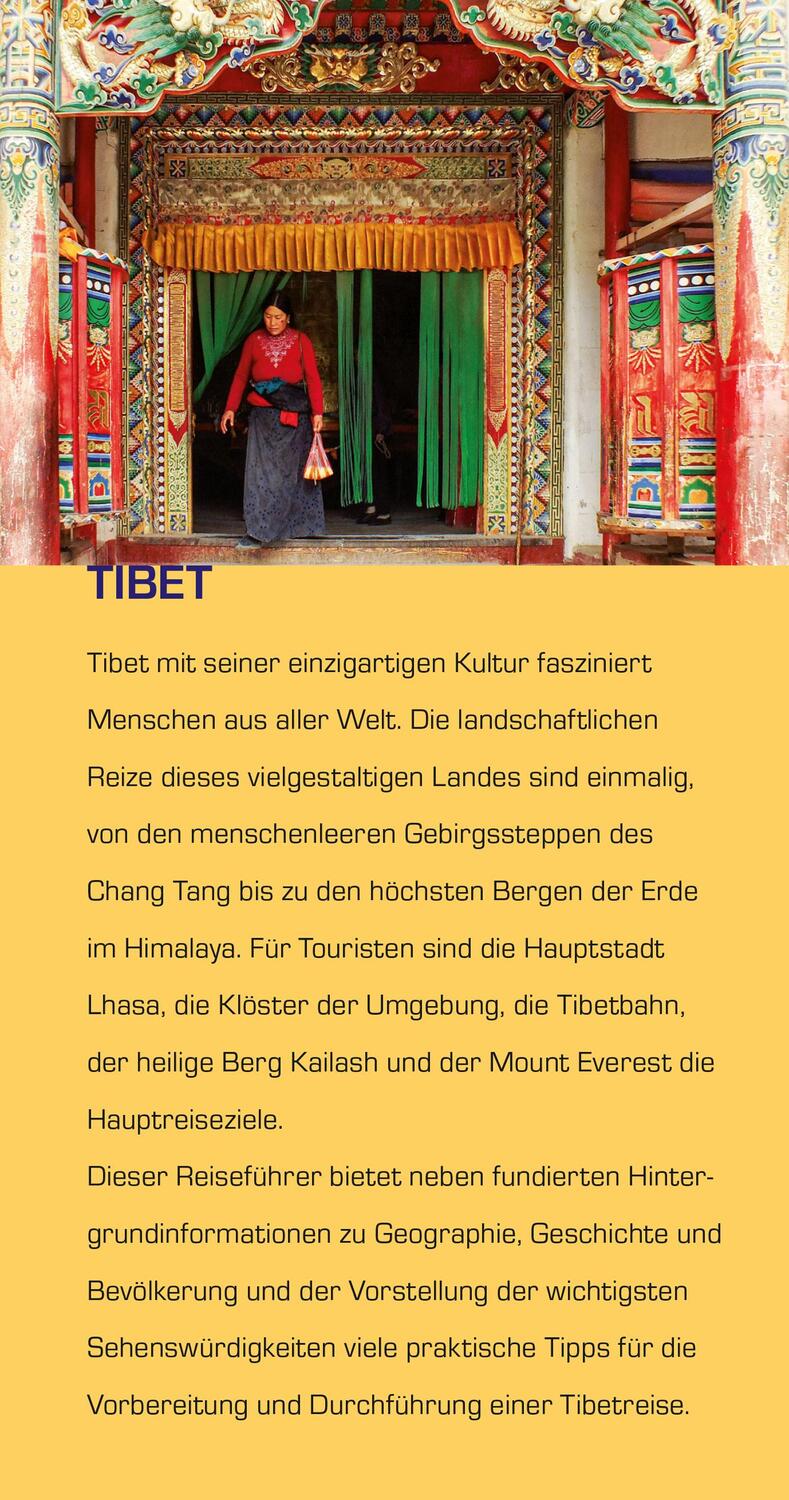 Bild: 9783897944695 | Reiseführer Tibet | Mit Lhasa, Mount Everest, Kailash und Süd-Osttibet